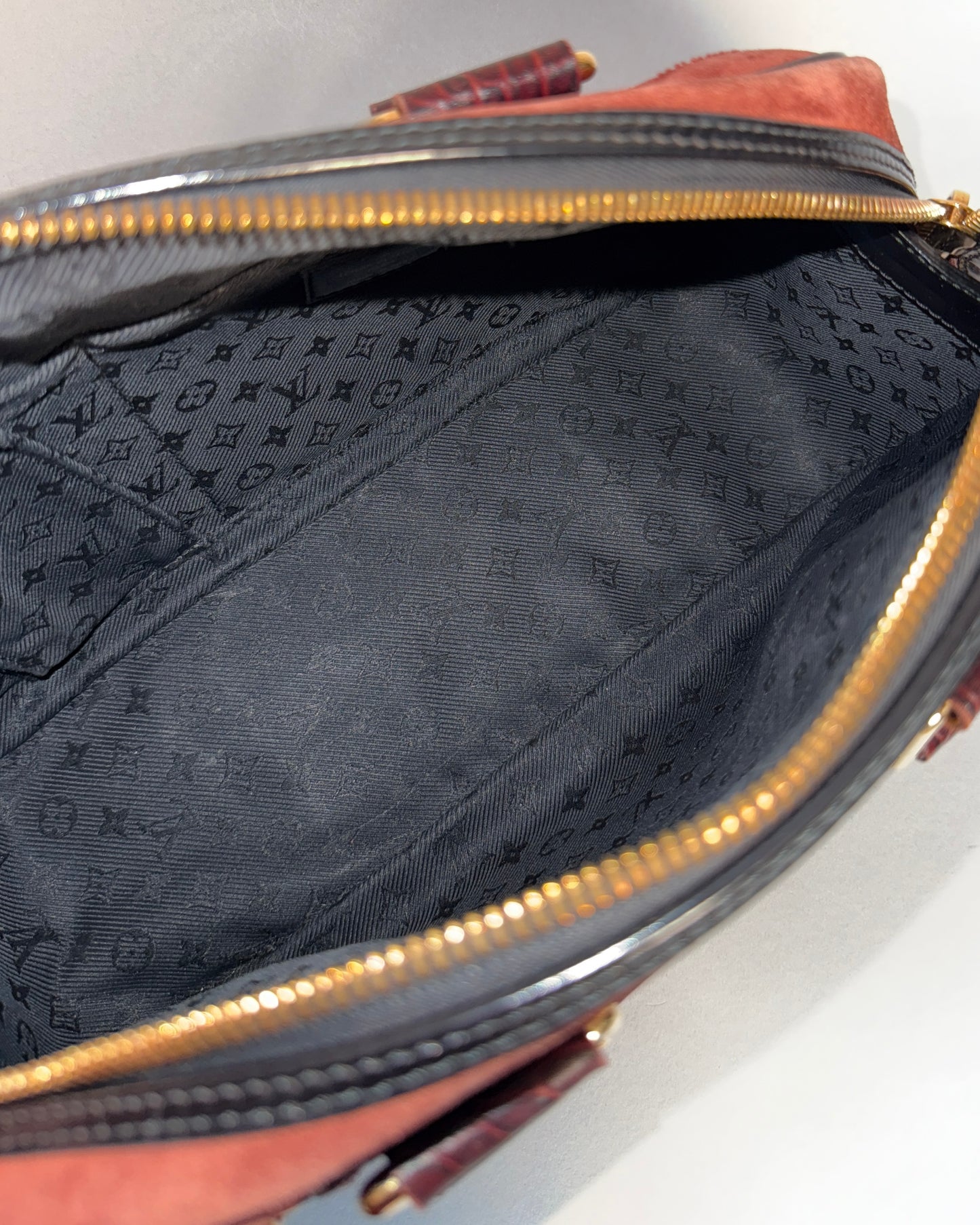 LOUIS VUITTON Stamped Trunk Bowler