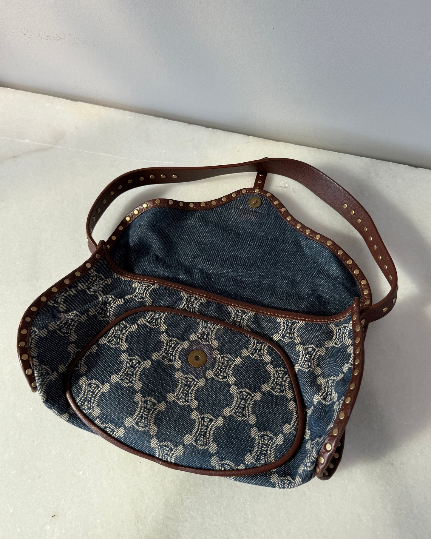 CELINE Denim Triomphe