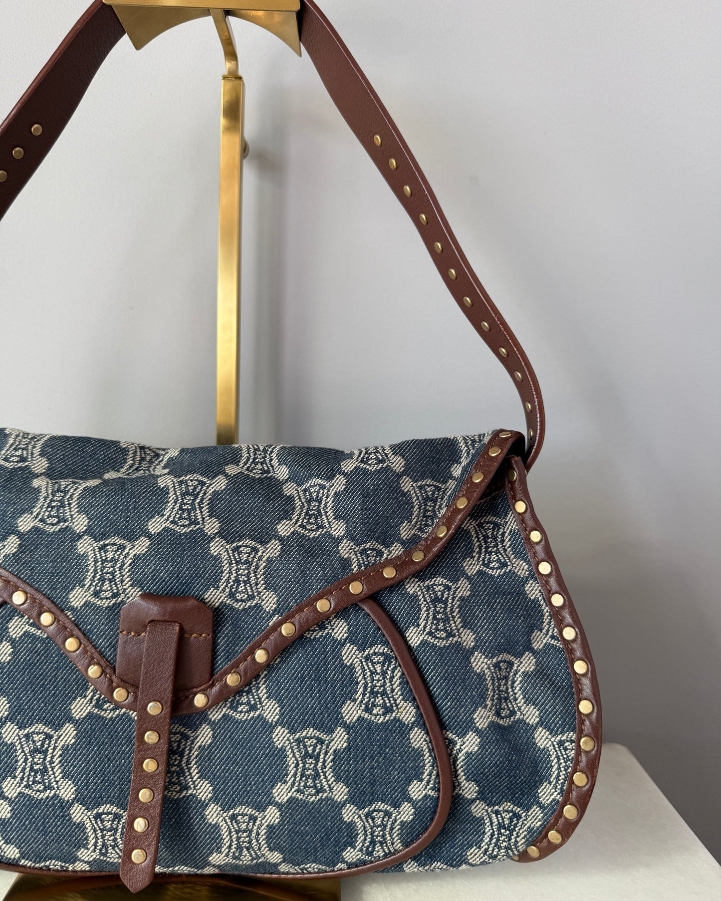 CELINE Denim Triomphe