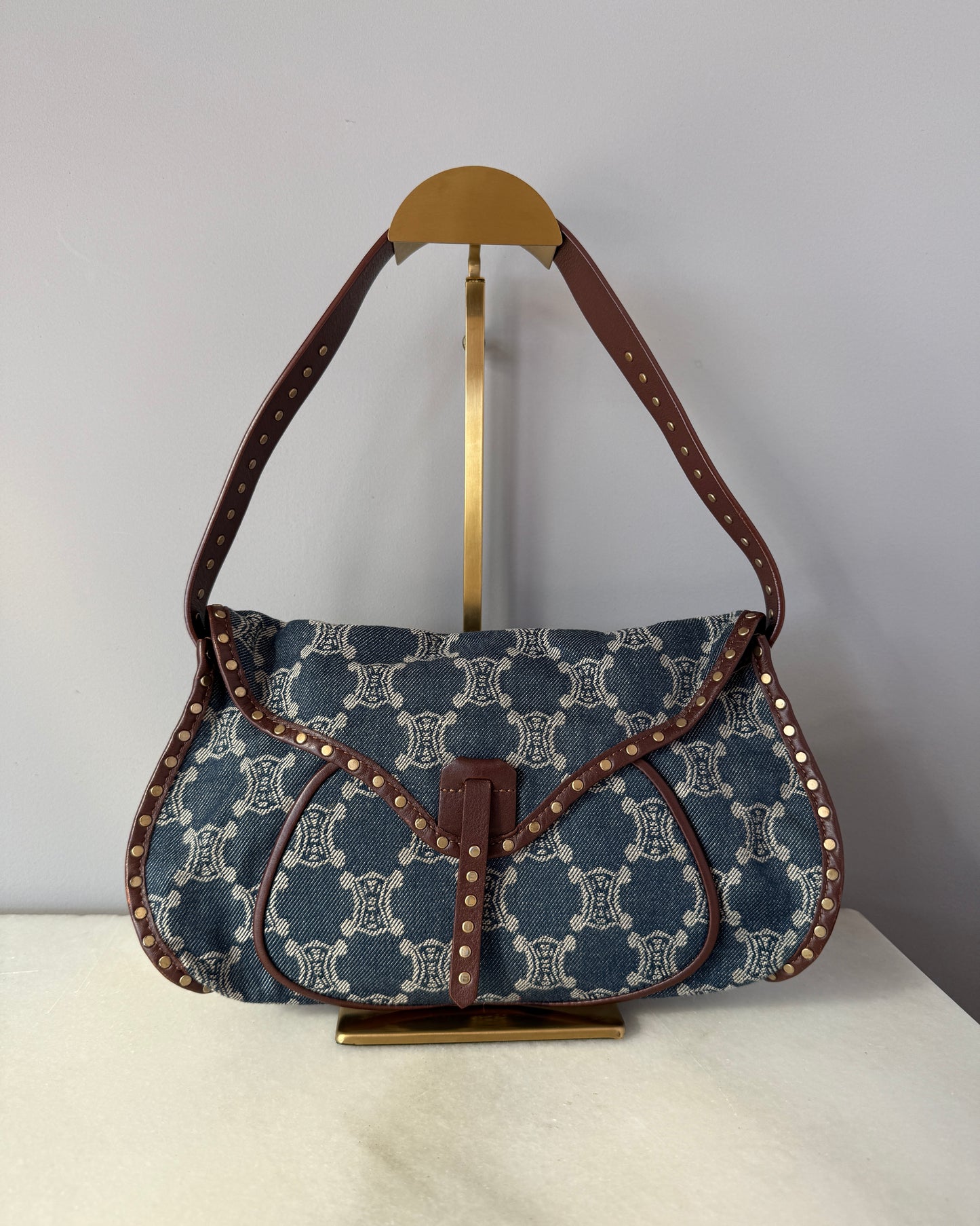 CELINE Denim Triomphe