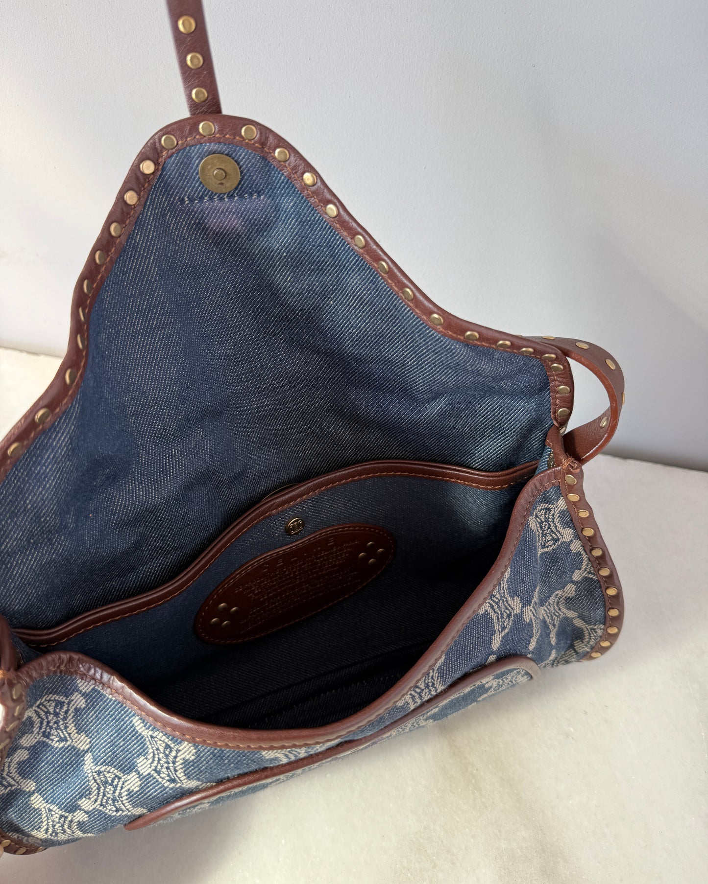 CELINE Denim Triomphe