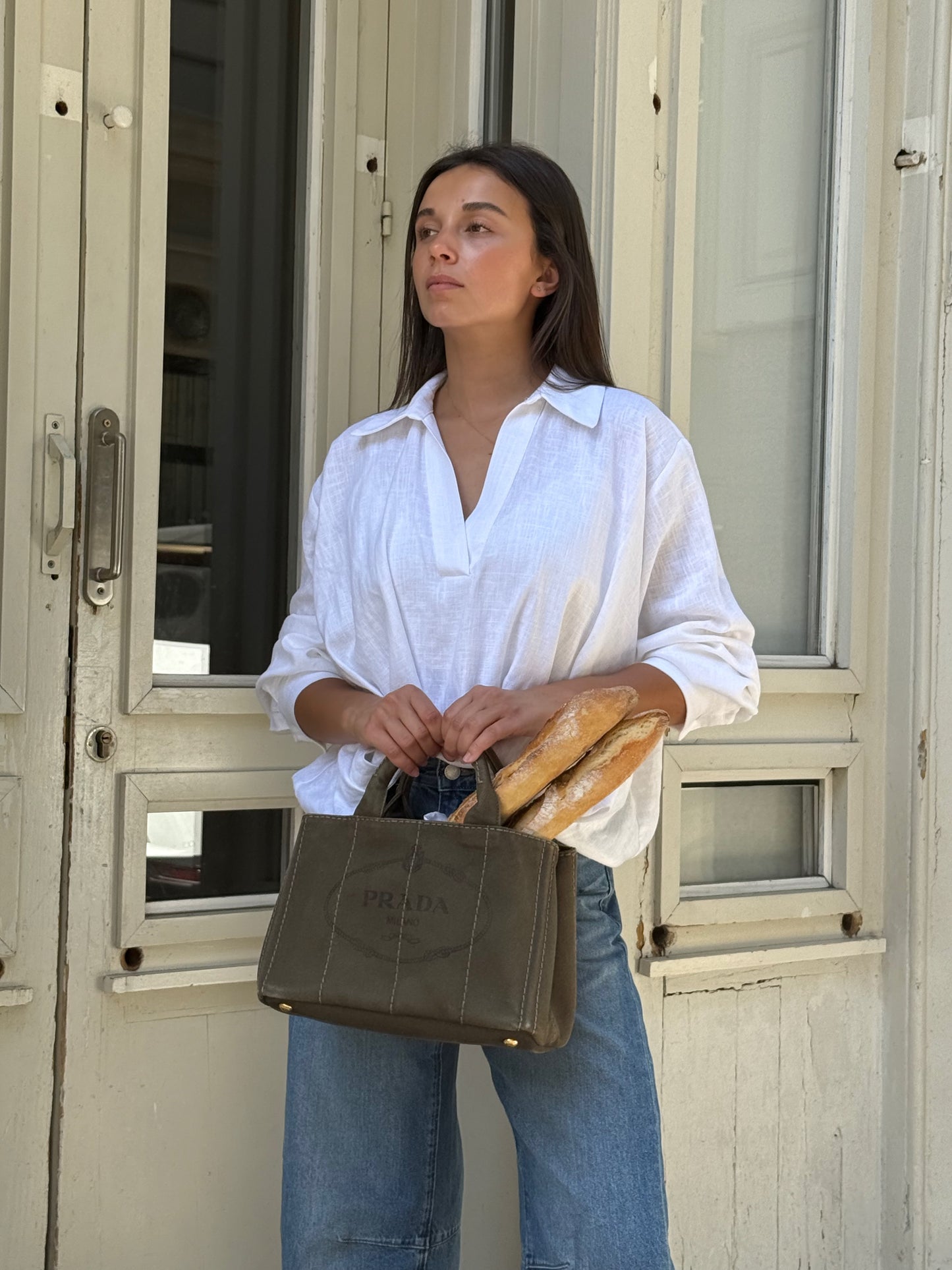 PRADA Canapa Tote