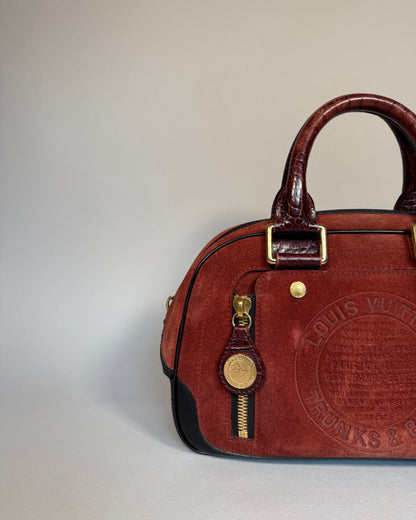 LOUIS VUITTON Stamped Trunk Bowler