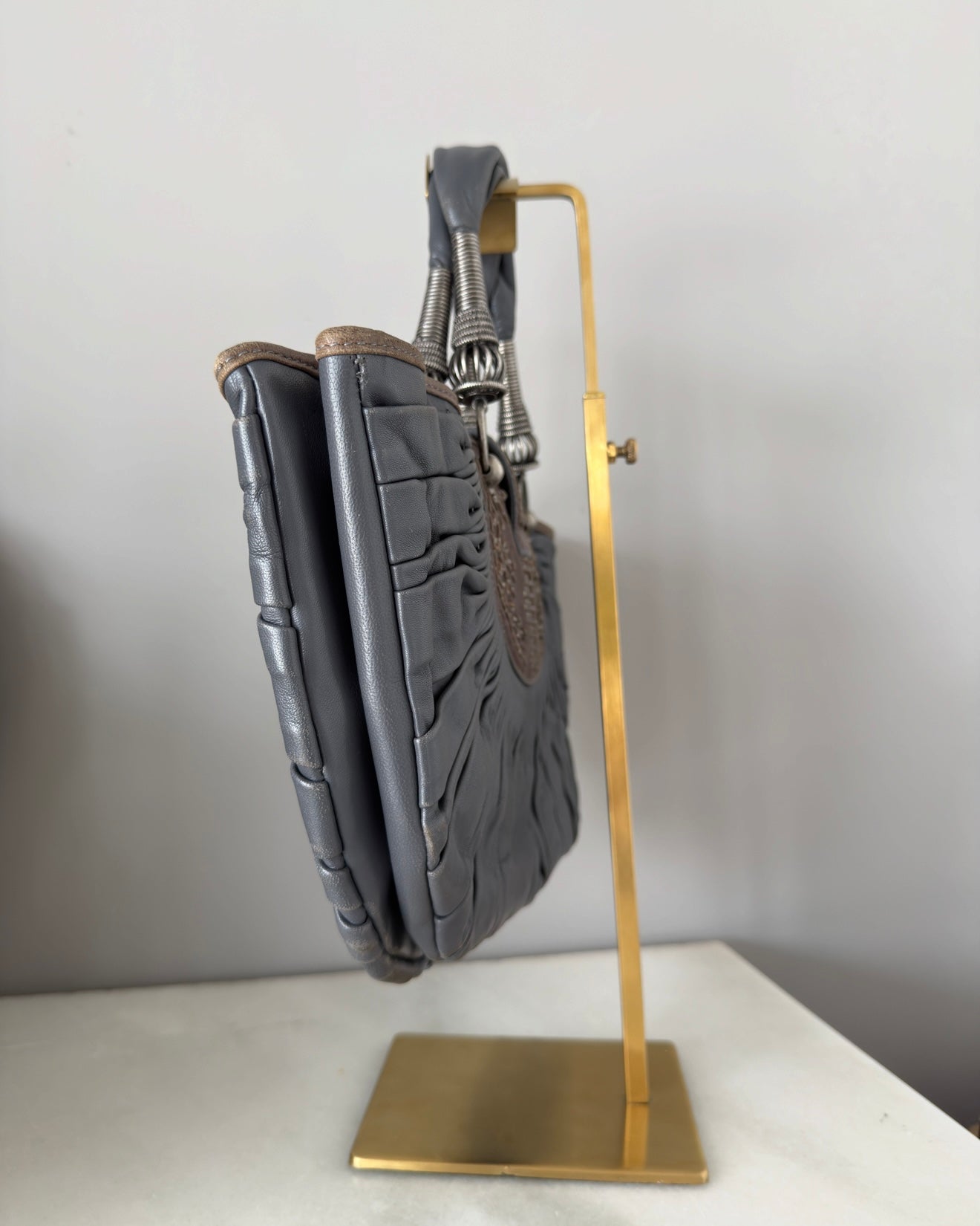 CHRISTIAN DIOR Plissé Basket