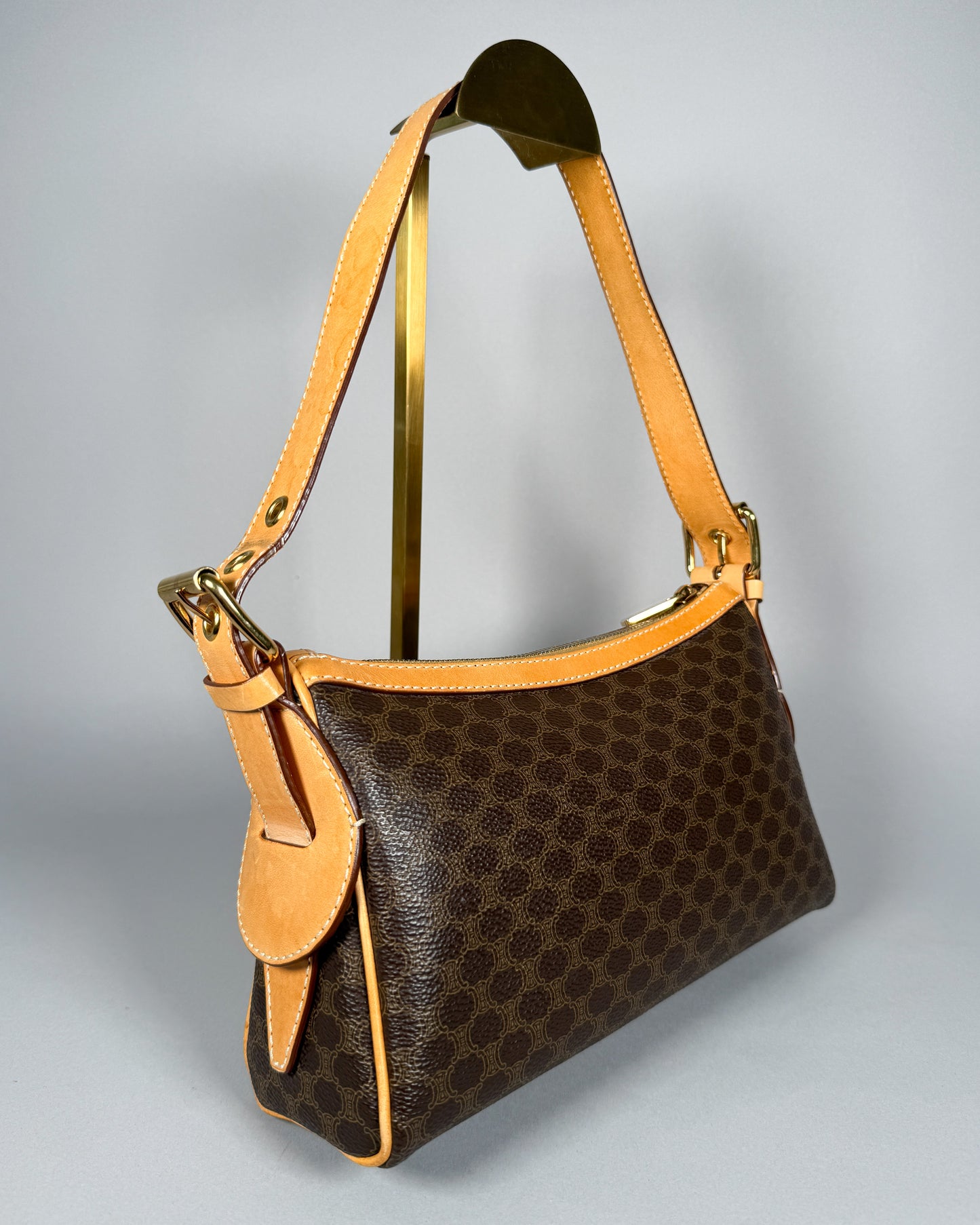CELINE Hobo Macadam