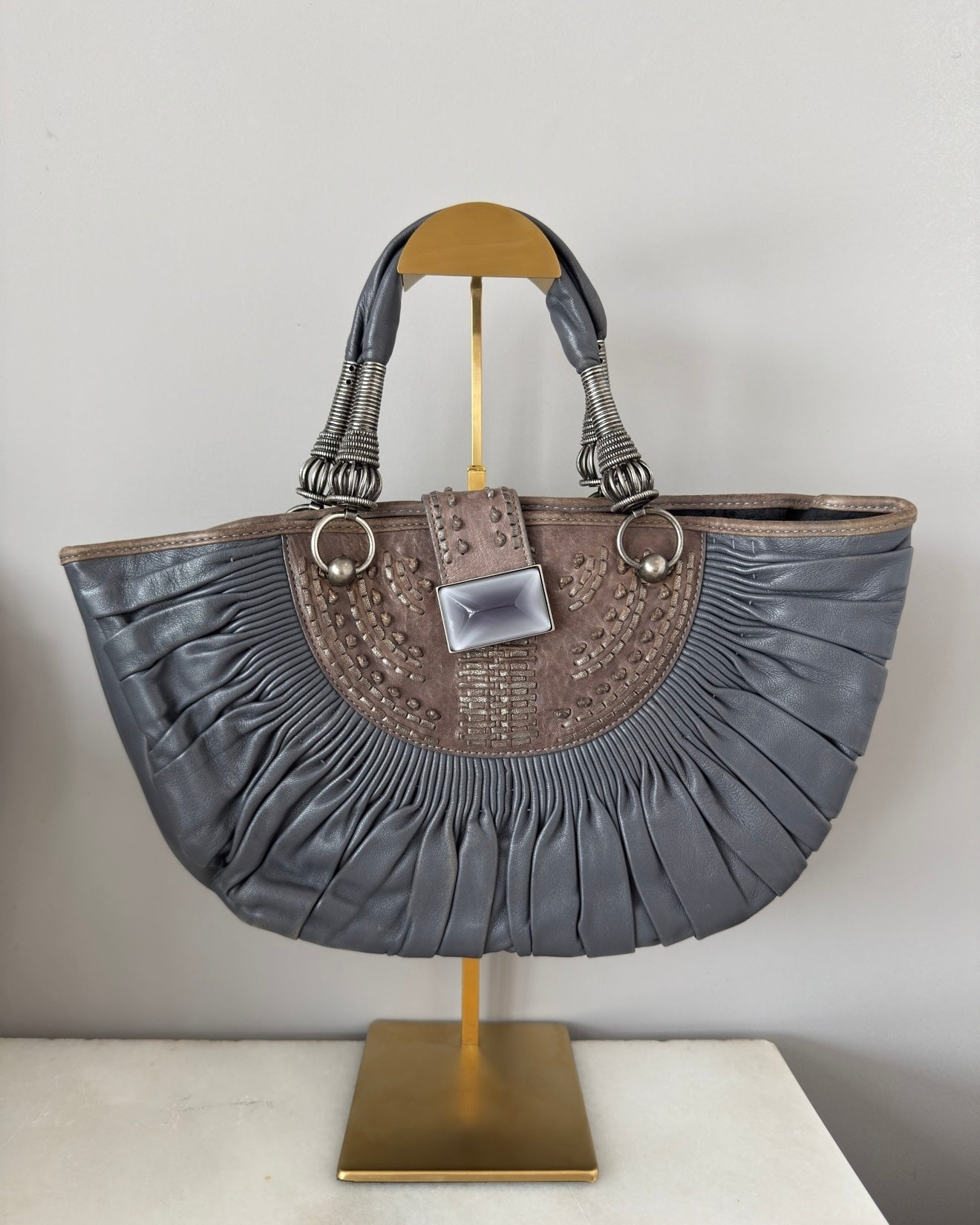 CHRISTIAN DIOR Plissé Basket