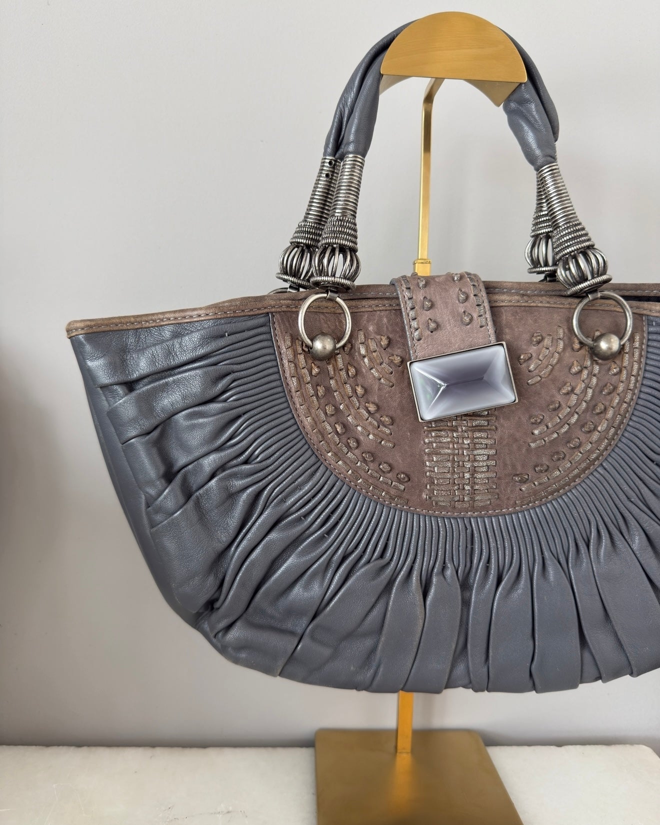CHRISTIAN DIOR Plissé Basket
