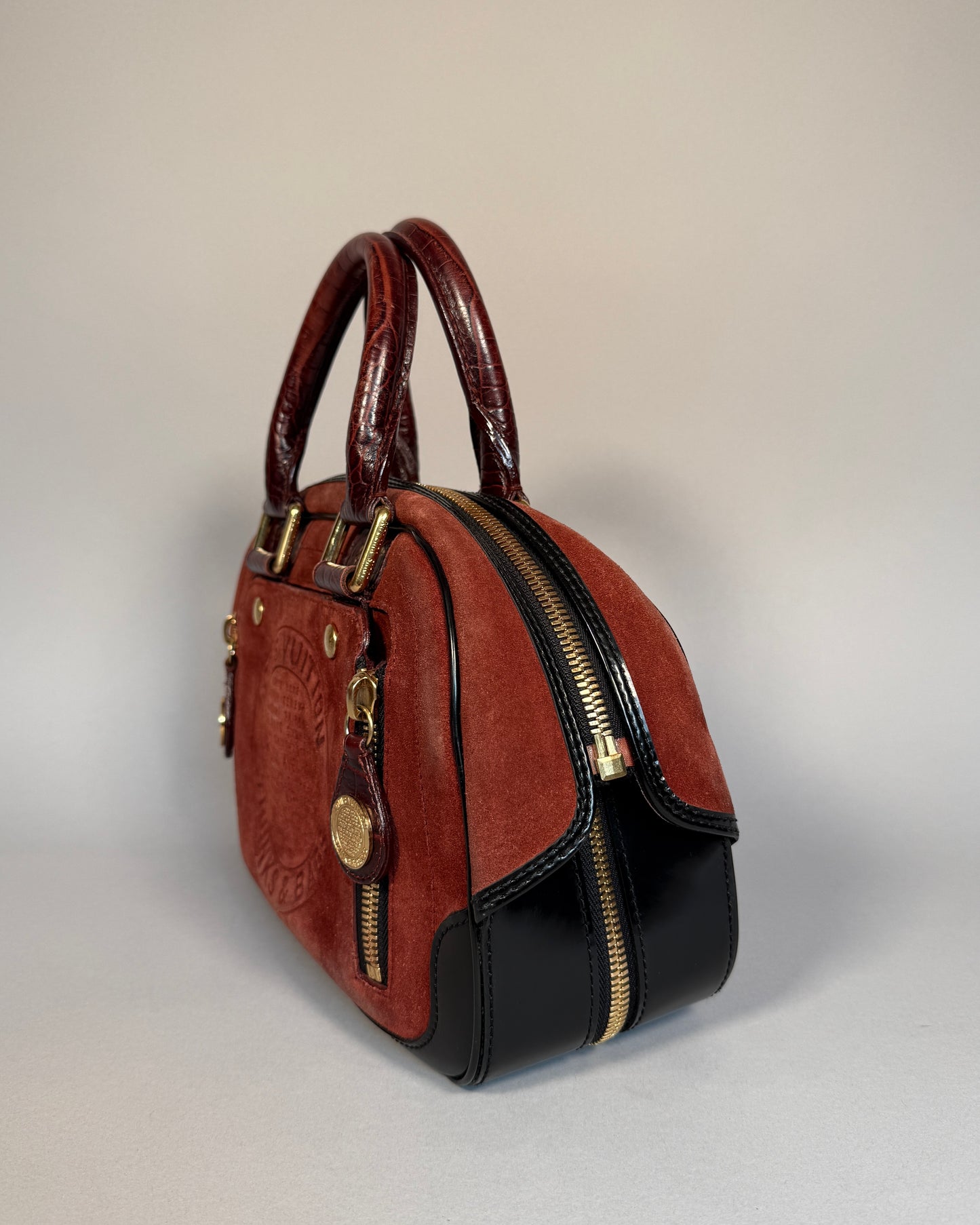 LOUIS VUITTON Stamped Trunk Bowler