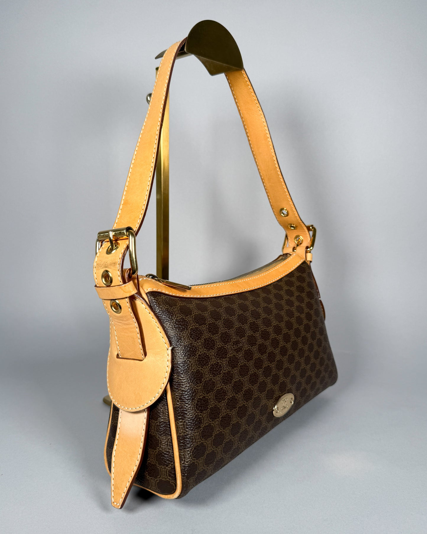 CELINE Hobo Macadam