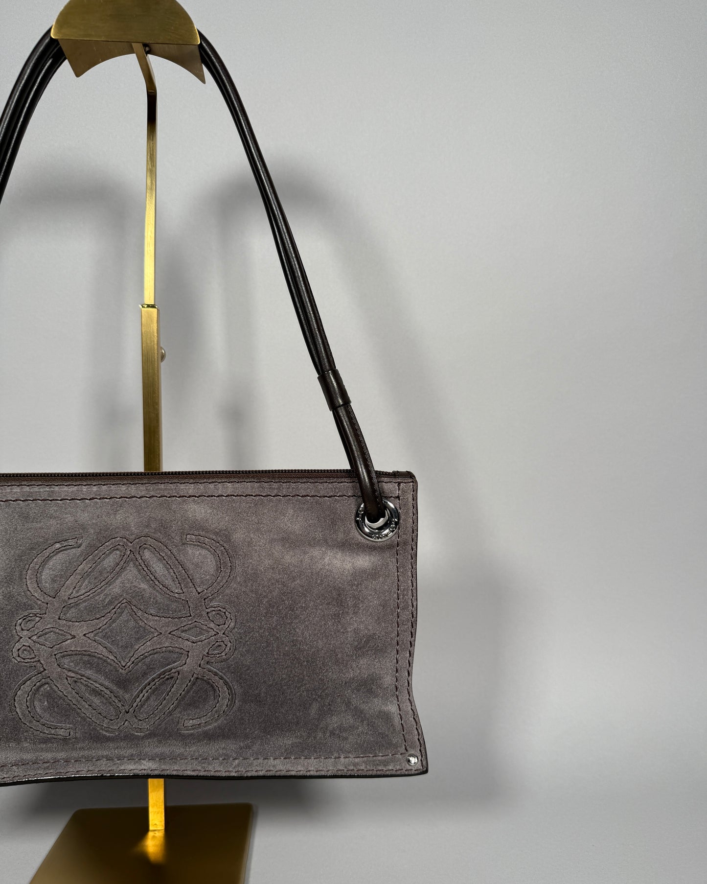 LOEWE Suede Pochette