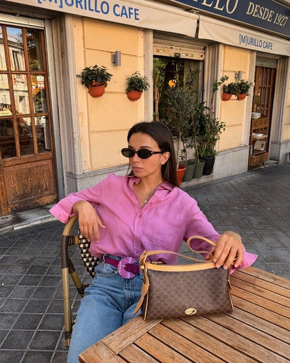 CELINE Hobo Macadam