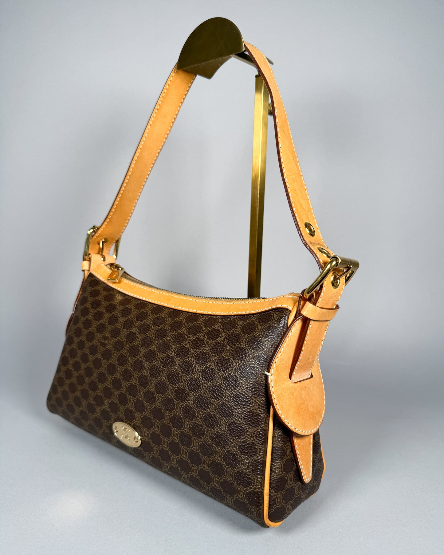 CELINE Hobo Macadam