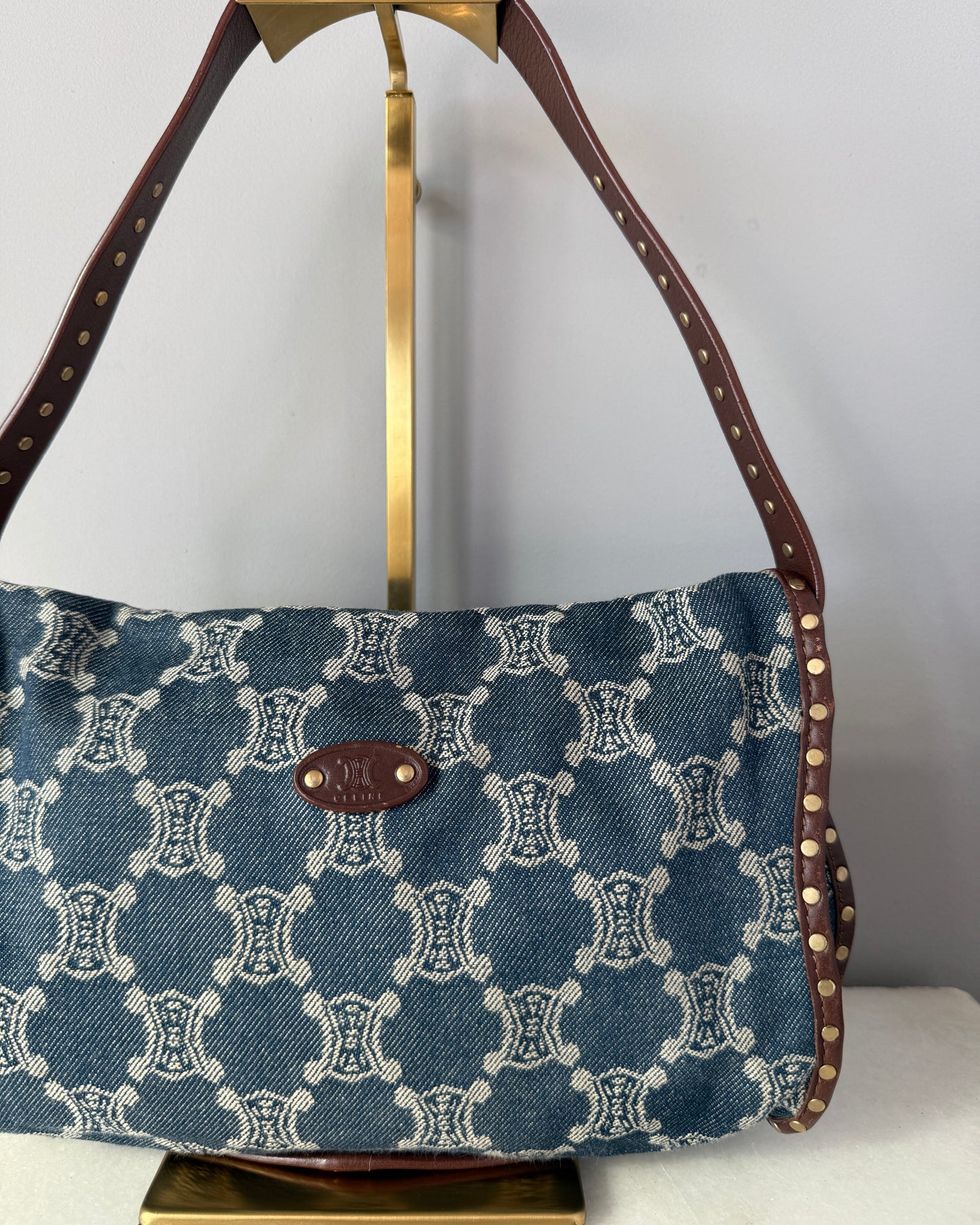 CELINE Denim Triomphe