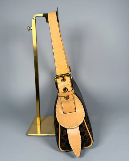 CELINE Hobo Macadam
