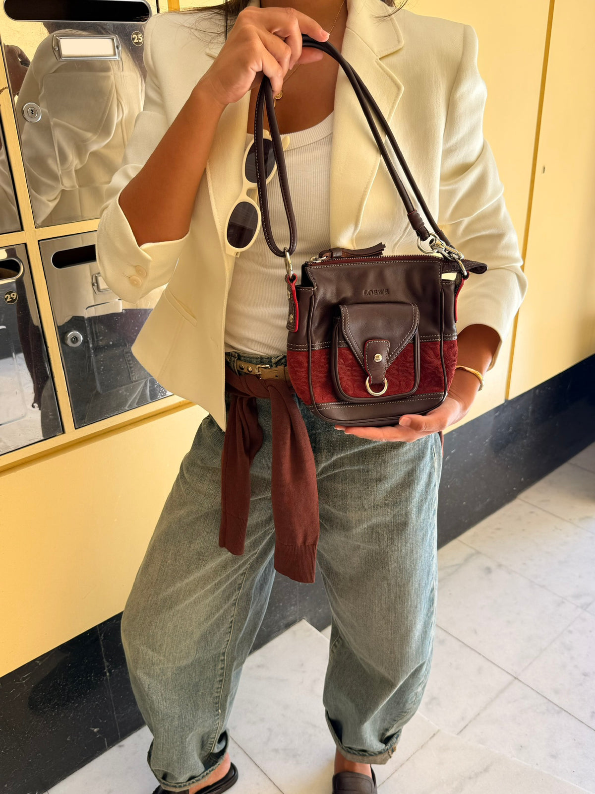 LOEWE Anagram Suede