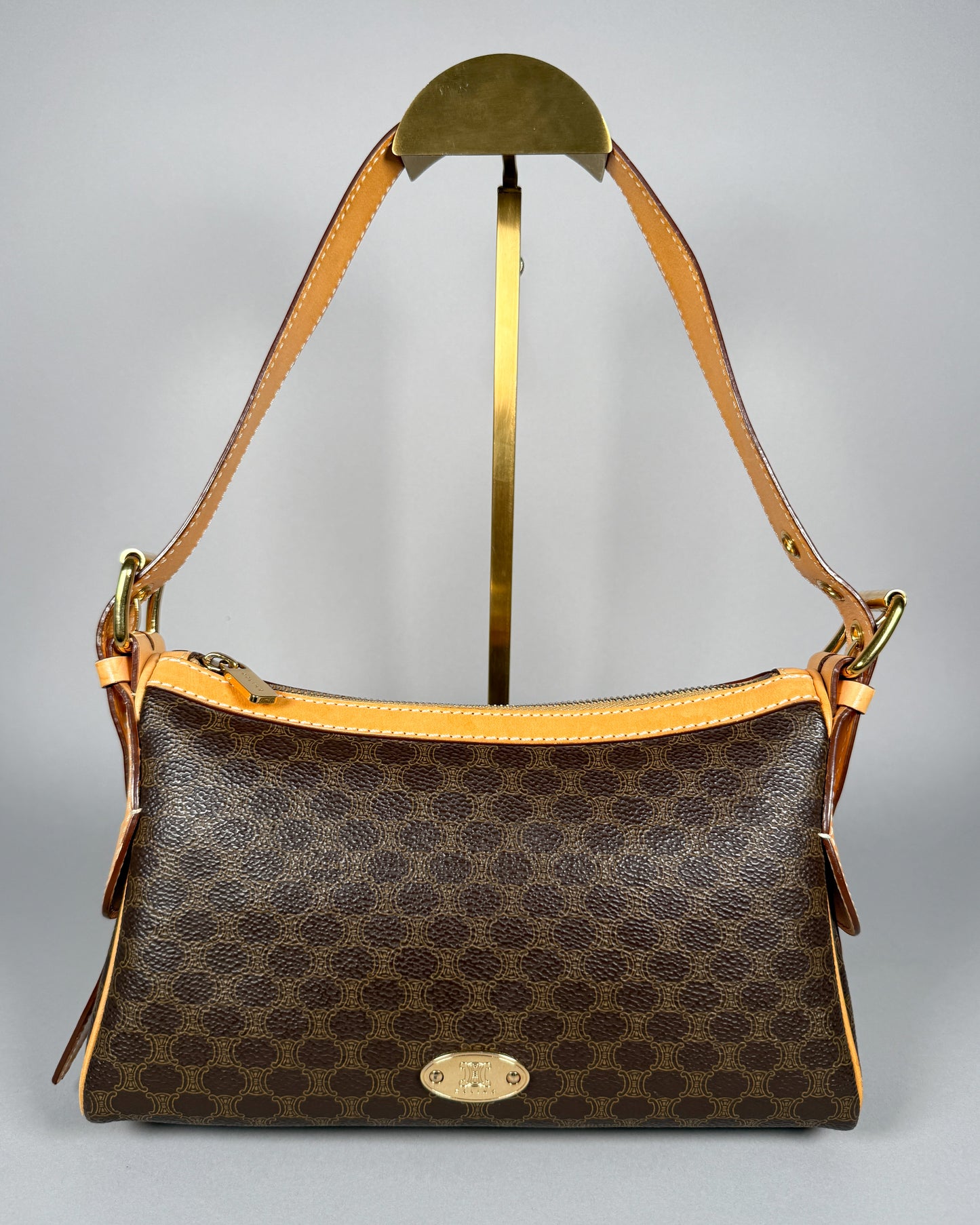 CELINE Hobo Macadam