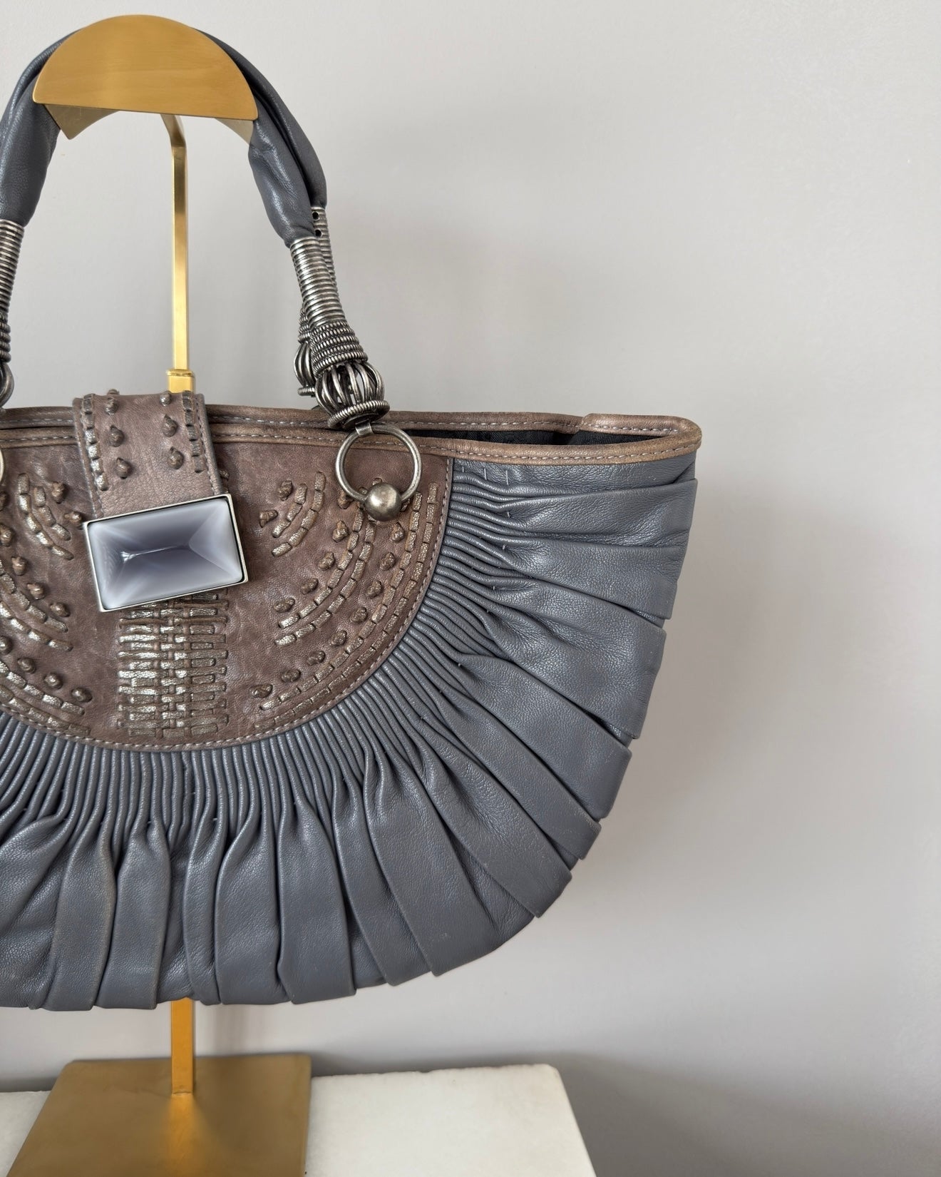 CHRISTIAN DIOR Plissé Basket